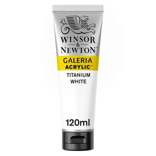 Przejdź do produktu Farba akrylowa WINSOR & NEWTON Galeria 120 ml (644 - Titanium White)