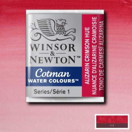 Akwarela w kostce Winsor & Newton Cotman (003 - Alizarine Crimson Hue)