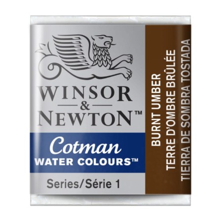 Akwarela w kostce Winsor & Newton Cotman (076 - Burnt Umber)