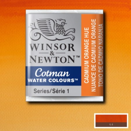 Akwarela w kostce Winsor & Newton Cotman (090 - Cadmium Orange Hue)