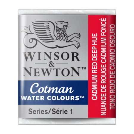 Akwarela w kostce Winsor & Newton Cotman (098 - Cadmium Red Deep Hue)