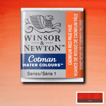Akwarela w kostce Winsor & Newton Cotman (103 - Cadmium Red Pale Hue)
