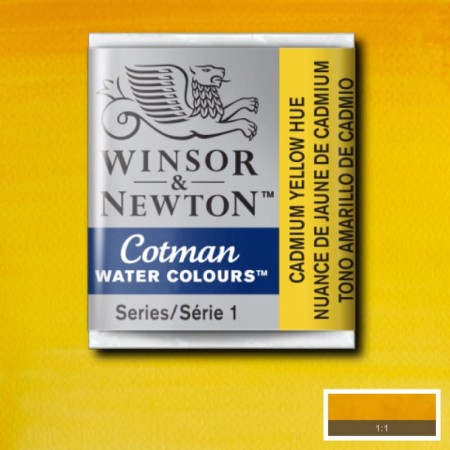 Akwarela w kostce Winsor & Newton Cotman (109 - Cadmium Yellow Hue)