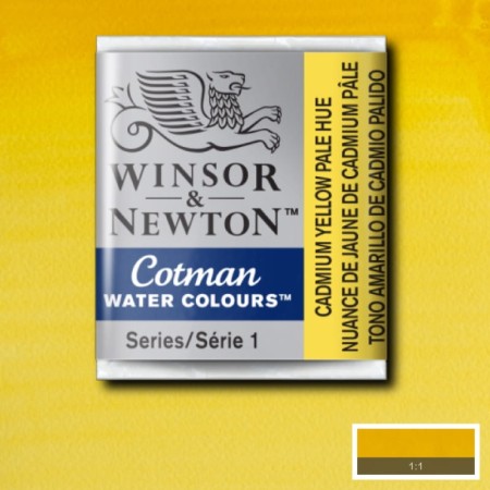 Akwarela w kostce Winsor & Newton Cotman (119 - Cadmium Yellow Pale Hue)