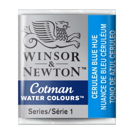 Akwarela w kostce Winsor & Newton Cotman (139 - Cerulean Blue Hue)
