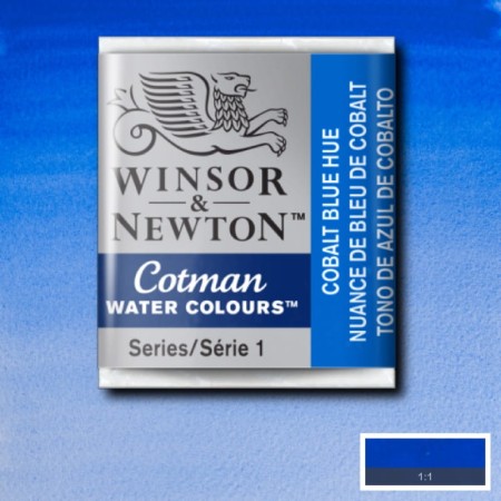 Akwarela w kostce Winsor & Newton Cotman (179 - Cobalt Blue Hue)