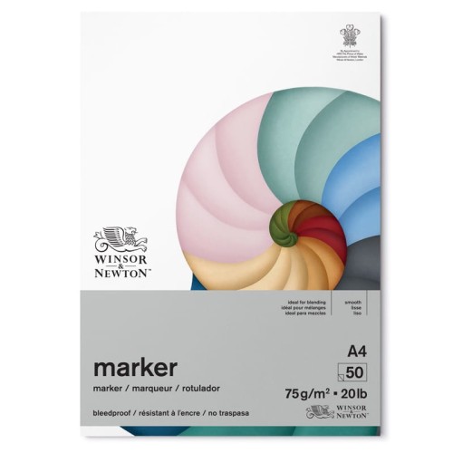 Przejdź do produktu Blok do markerów Winsor & Newton A4 75 g/m²