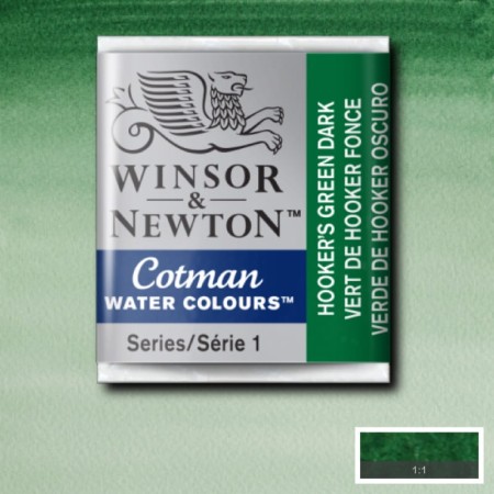 Akwarela w kostce Winsor & Newton Cotman (312 - Hookers Green Dark)