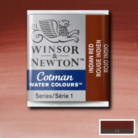 Akwarela w kostce Winsor & Newton Cotman (317 - Indian Red)