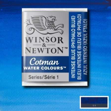 Akwarela w kostce Winsor & Newton Cotman (327 - Intense Blue)