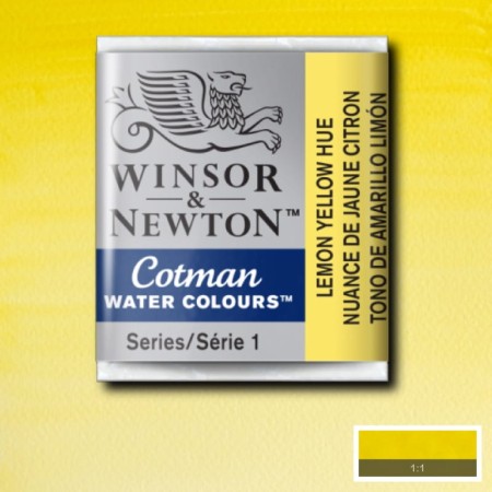 Akwarela w kostce Winsor & Newton Cotman (346 - Lemon Yellow Hue)