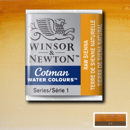 Akwarela w kostce Winsor & Newton Cotman (552 - Raw Sienna)