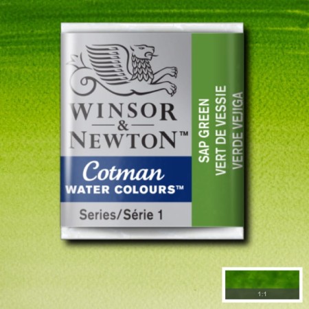 Akwarela w kostce Winsor & Newton Cotman (599 - Sap Green)