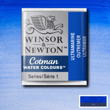 Akwarela w kostce Winsor & Newton Cotman (660 - Ultramarine)