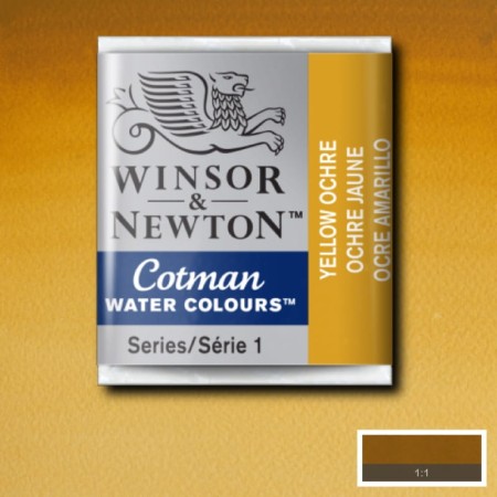 Akwarela w kostce Winsor & Newton Cotman (744 - Yellow Ochre)