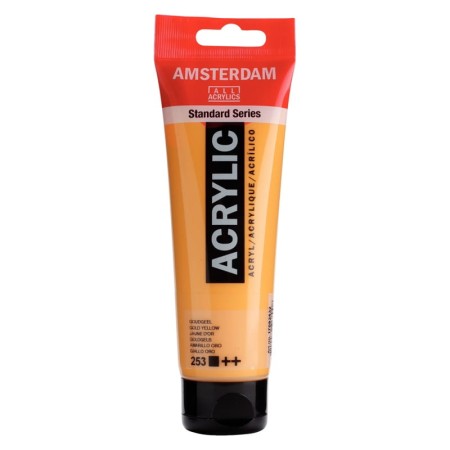 Farba akrylowa AMSTERDAM 120 ml (253 - Gold Yellow)