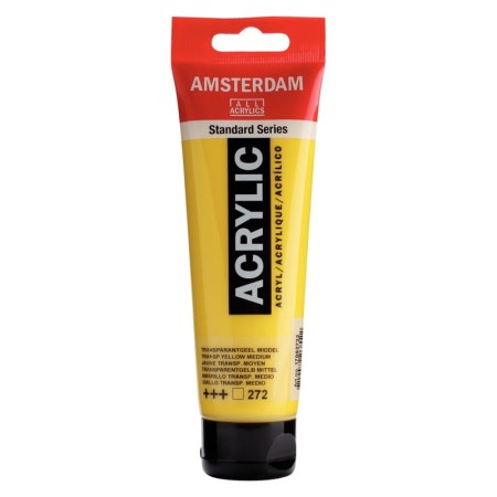 Farba akrylowa AMSTERDAM 120 ml (272 - Transparent Yellow Medium)