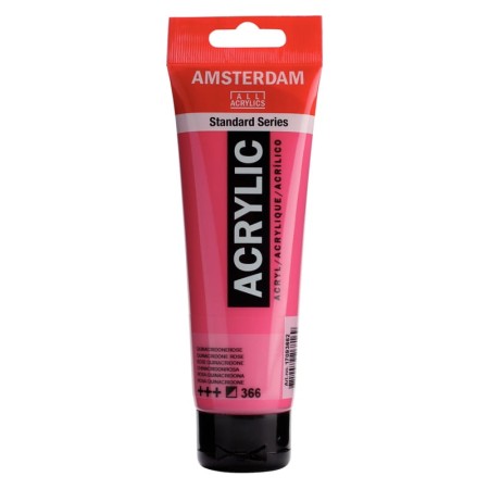 Farba akrylowa AMSTERDAM 120 ml (366 - Quinacridone Rose)