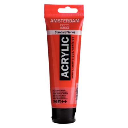 Farba akrylowa AMSTERDAM 120 ml (396 - Naphthol Red Medium)