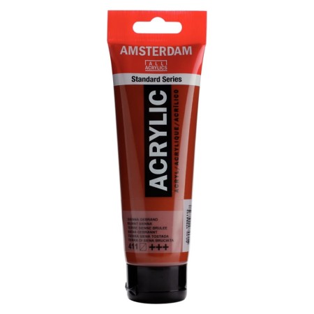 Farba akrylowa AMSTERDAM 120 ml (411 - Burnt Sienna)