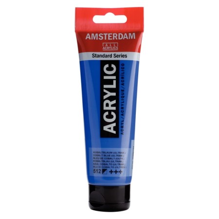 Farba akrylowa AMSTERDAM 120 ml (512 - Cobalt Blue - Ultramarine)