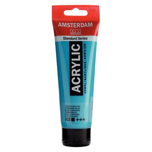 Przejdź do produktu Farba akrylowa AMSTERDAM 120 ml (522 - Turquoise Blue)