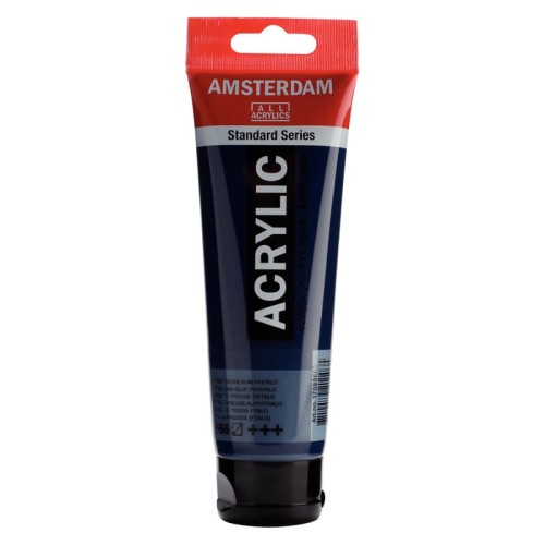 Przejdź do produktu Farba akrylowa AMSTERDAM 120 ml (566 - Prussian Blue Phthalo)