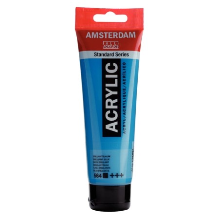 Farba akrylowa AMSTERDAM 120 ml (564 - Brilliant Blue)