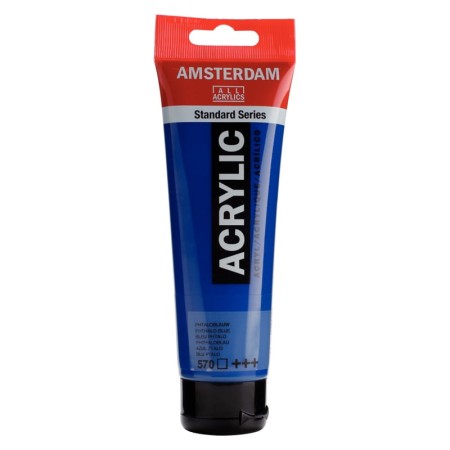 Farba akrylowa AMSTERDAM 120 ml (570 - Phthalo Blue)