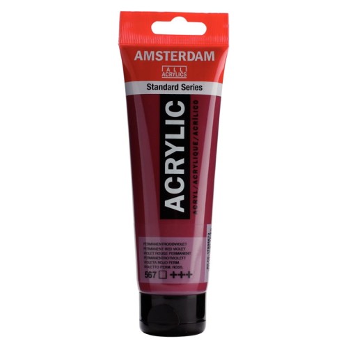 Przejdź do produktu Farba akrylowa AMSTERDAM 120 ml (567 - Permanent Red Violet)