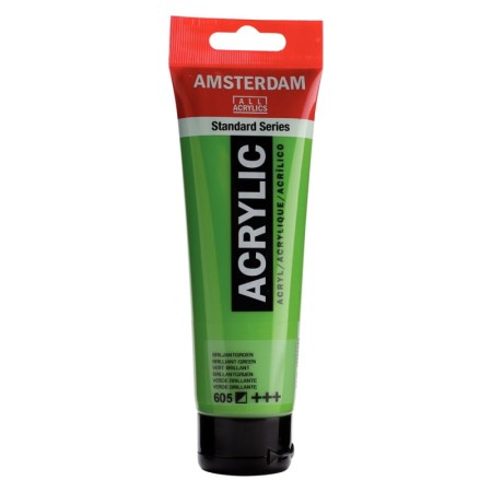 Farba akrylowa AMSTERDAM 120 ml (605 - Brilliant Green)