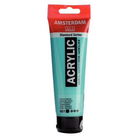 Farba akrylowa AMSTERDAM 120 ml (661 - Turquoise Green)
