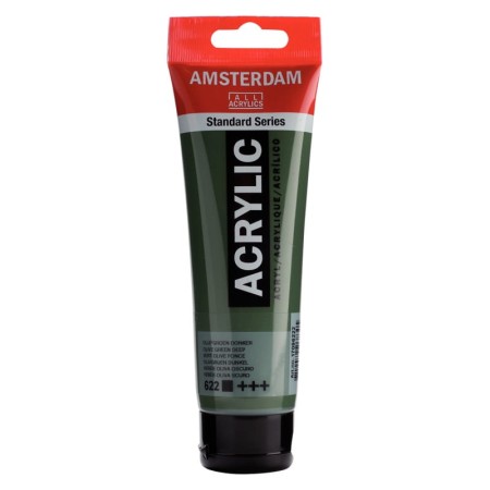 Farba akrylowa AMSTERDAM 120 ml (622 - Olive Green Deep)