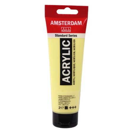 Farba akrylowa AMSTERDAM 120 ml (217 - Permanent Lemon Yellow Light)
