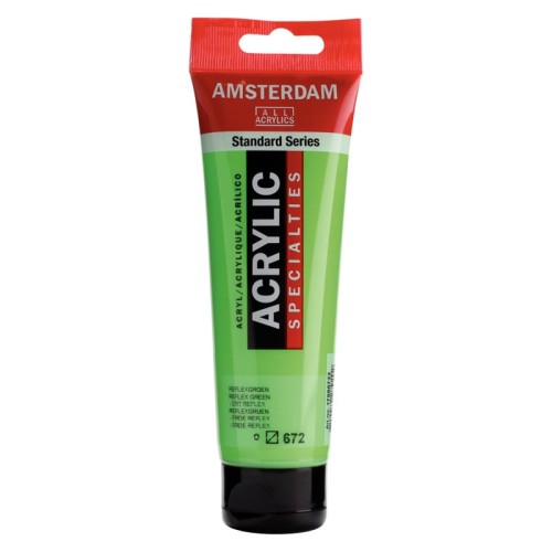 Przejdź do produktu Farba akrylowa AMSTERDAM 120 ml (672 - Reflex Green)