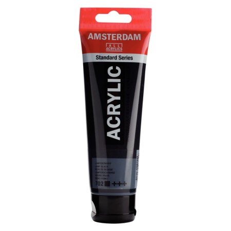 Farba akrylowa AMSTERDAM 120 ml (702 - Lamp Black)