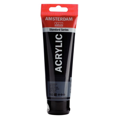 Przejdź do produktu Farba akrylowa AMSTERDAM 120 ml (702 - Lamp Black)