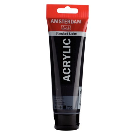Farba akrylowa AMSTERDAM 120 ml (735 - Oxide Black)