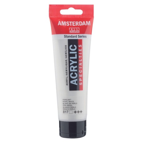 Przejdź do produktu Farba akrylowa AMSTERDAM 120 ml (817 - Pearl White)