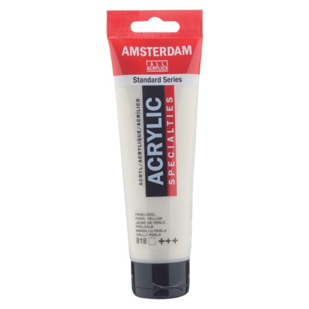 Farba akrylowa AMSTERDAM 120 ml (818 - Pearl Yellow)