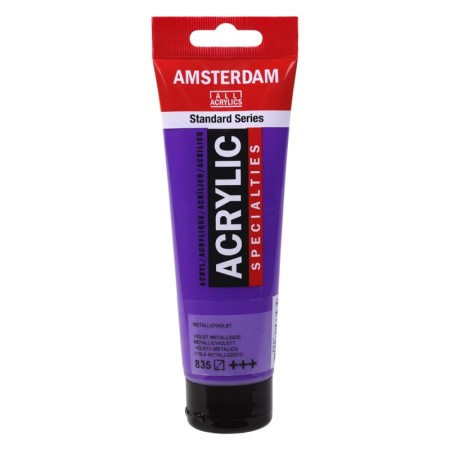 Farba akrylowa AMSTERDAM 120 ml (835 - Metallic Violet)
