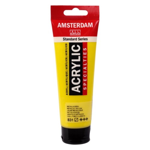 Przejdź do produktu Farba akrylowa AMSTERDAM 120 ml (831 - Metallic Yellow)