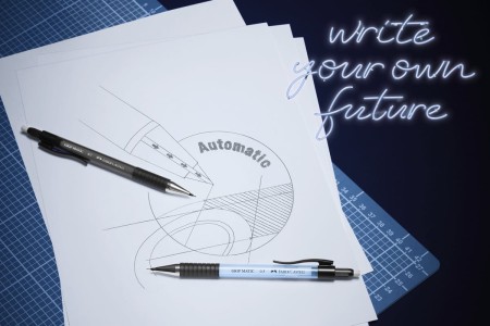 Ołówek automatyczny FABER-CASTELL Grip Matic 1377 0,7 mm - czarny