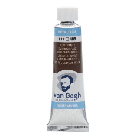 Farba akwarelowa VAN GOGH 10 ml (409 - Burnt Umber)