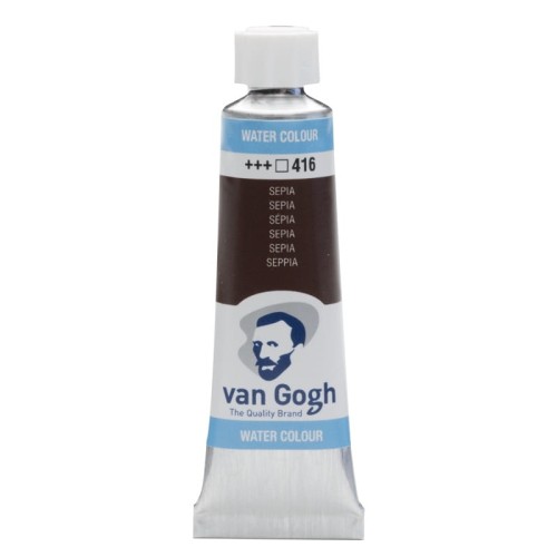 Przejdź do produktu Farba akwarelowa VAN GOGH 10 ml (416 - Sepia)