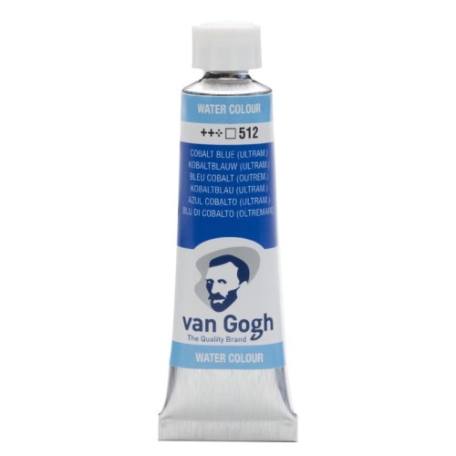 Przejdź do produktu Farba akwarelowa VAN GOGH 10 ml (512 - Cobalt Blue Ultramarine)
