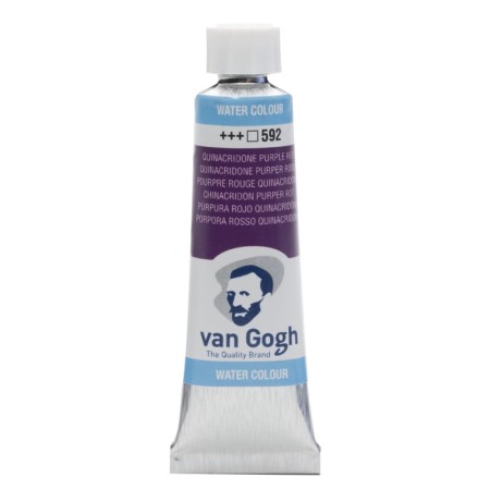 Farba akwarelowa VAN GOGH 10 ml (592 - Quinacridone Purple Red)