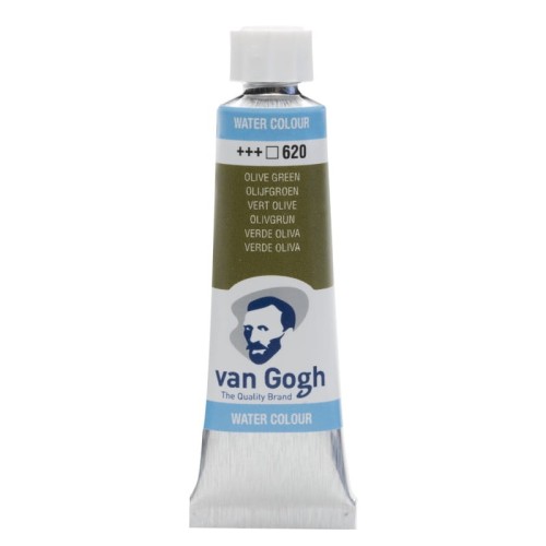 Przejdź do produktu Farba akwarelowa VAN GOGH 10 ml (620 - Olive Green)