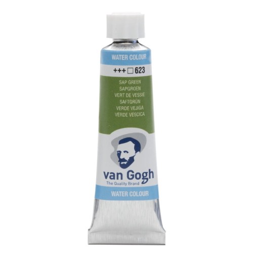 Przejdź do produktu Farba akwarelowa VAN GOGH 10 ml (623 - Sap Green)