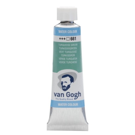 Farba akwarelowa VAN GOGH 10 ml (661 - Turquoise Green)